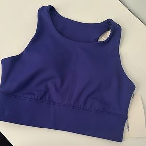 Calia power scult placed shine longline bra